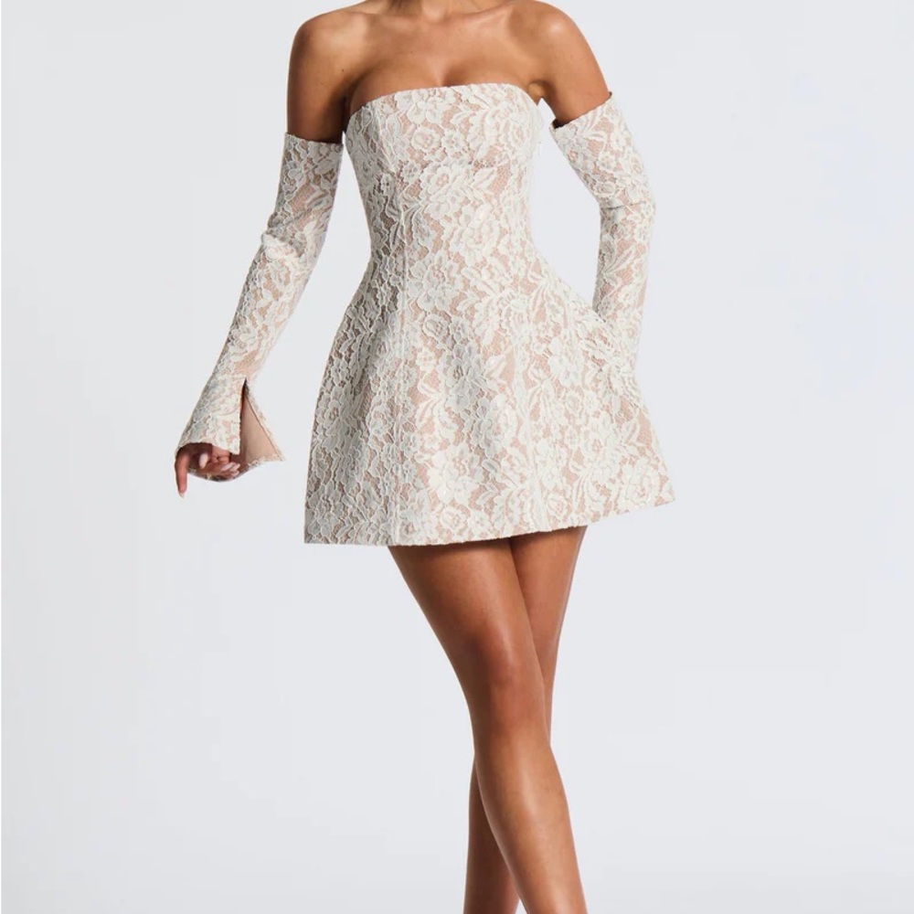 BABY BOO SALONE MINI DRESS - IVORY XXL